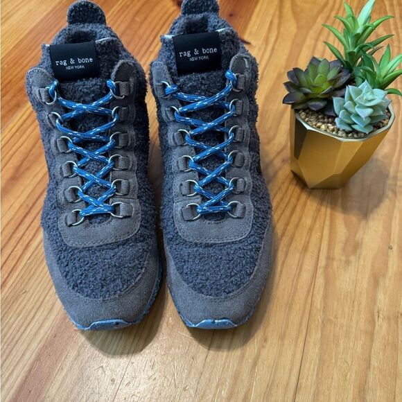 Rag & Bone Women Rag & Bone Retro Hiker Size US 9.5 EUR 40 Color Smoke Sherpa Recycled Fleece
